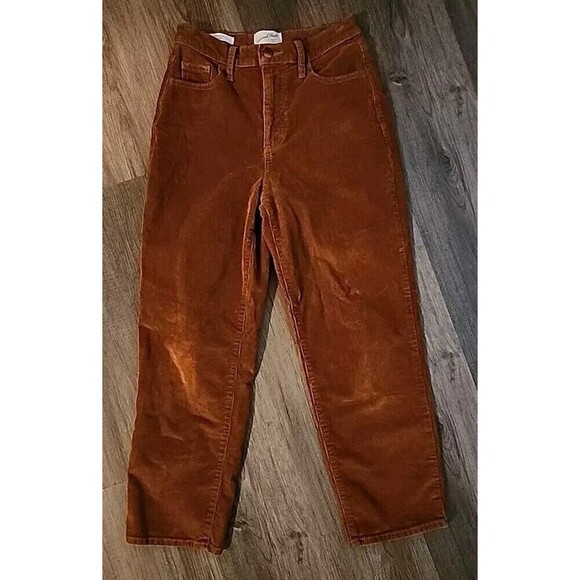 Women’s Corduroy Pants 2 / 26 Universal Threads Brown Vintage Straight Recto - Picture 1 of 7